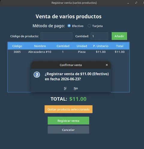Copybyte Ferretería — Fase 3: Pantalla POS interactiva con escáner de barras